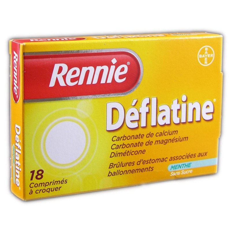 Rennie deflatine 18comprimidos masticables