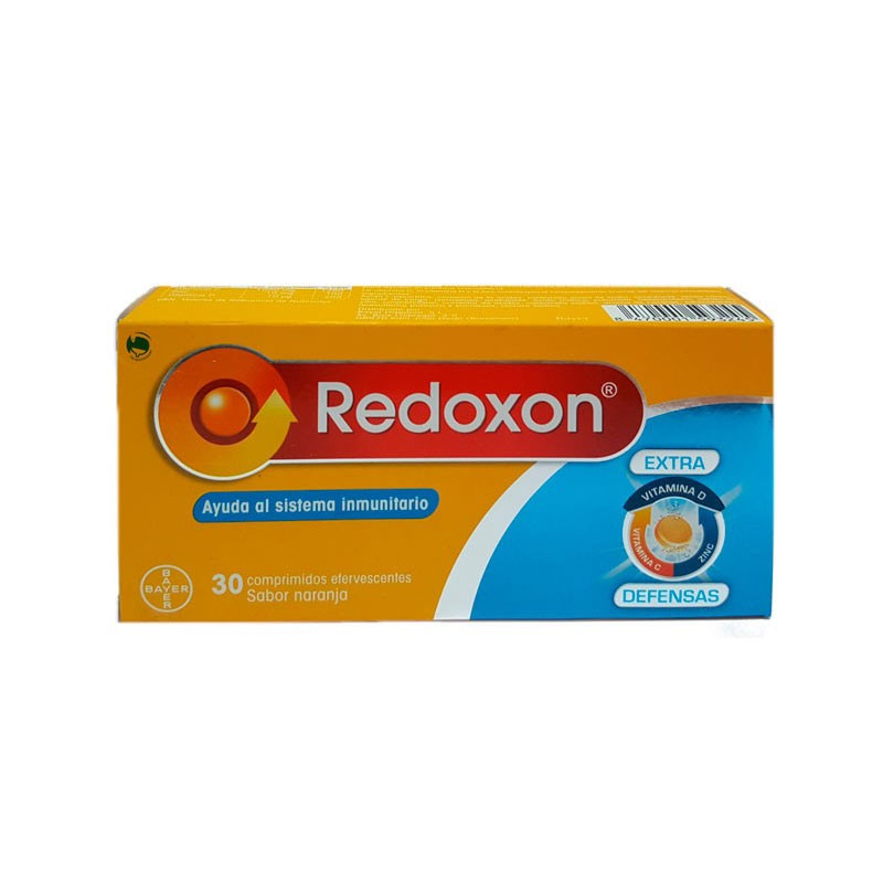 Redoxon Extra Defensas 30 comprimidos efervescentes sabor naranja