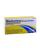 Biodramina 20mg Chicles 12 chicles