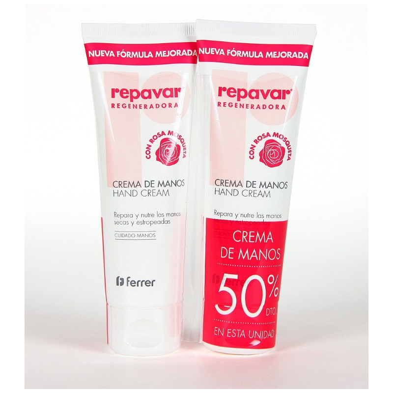 REPAVAR CREMA DE MANOS 75 ML X 2
