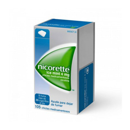 Nicorette 4mg Chicles de Nicotina 105ud