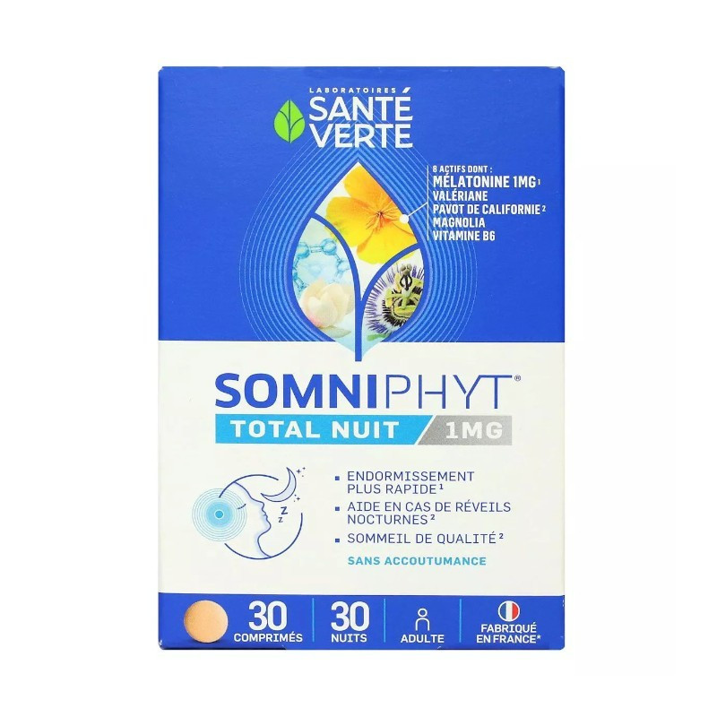 SANTÉ VERTE SOMNIPHYT 30 MELATONINA 30 COMPRIMIDOS