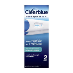 CLEARBLUE TEST EMBARAZO RAPIDO EN 1 MINUTO 2TESTS