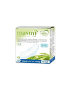 Masmi Natural Cotton Compresas con Alas Ultrafinas de Noche 10ud