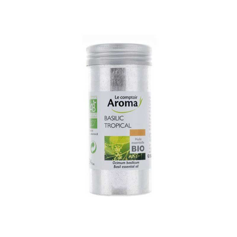 Le Comptoir Aroma Aceite Esencial de Albahaca Tropical BIO 10ml