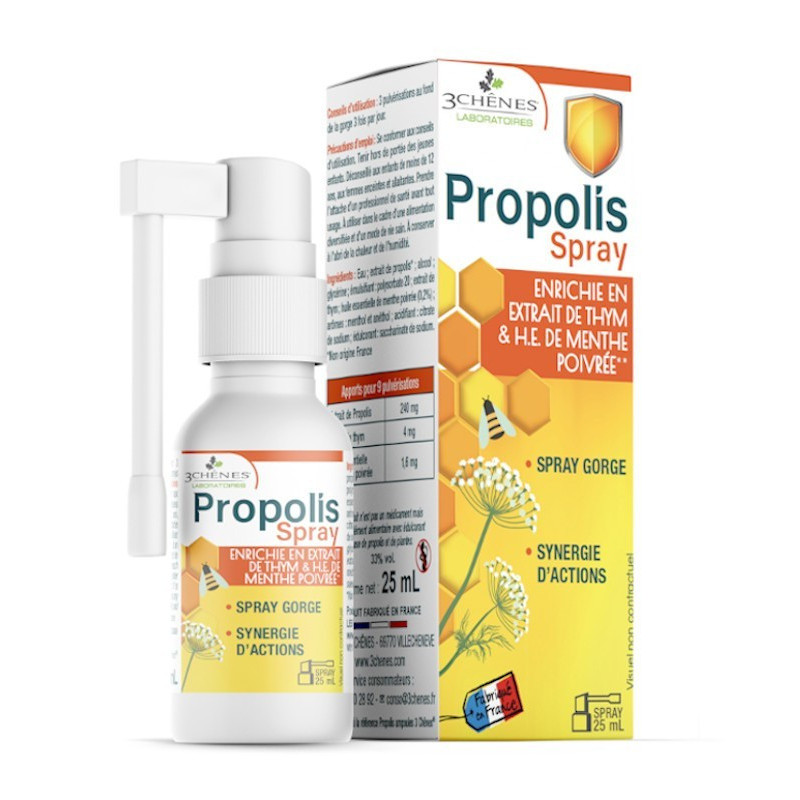 3 CHENES PROPOLIS SPRAY BUCAL 25 ML