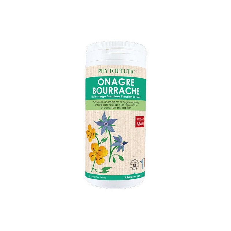 PHYTOCEUTIC ONAGRA/BORRAJA 360CÁPSULAS