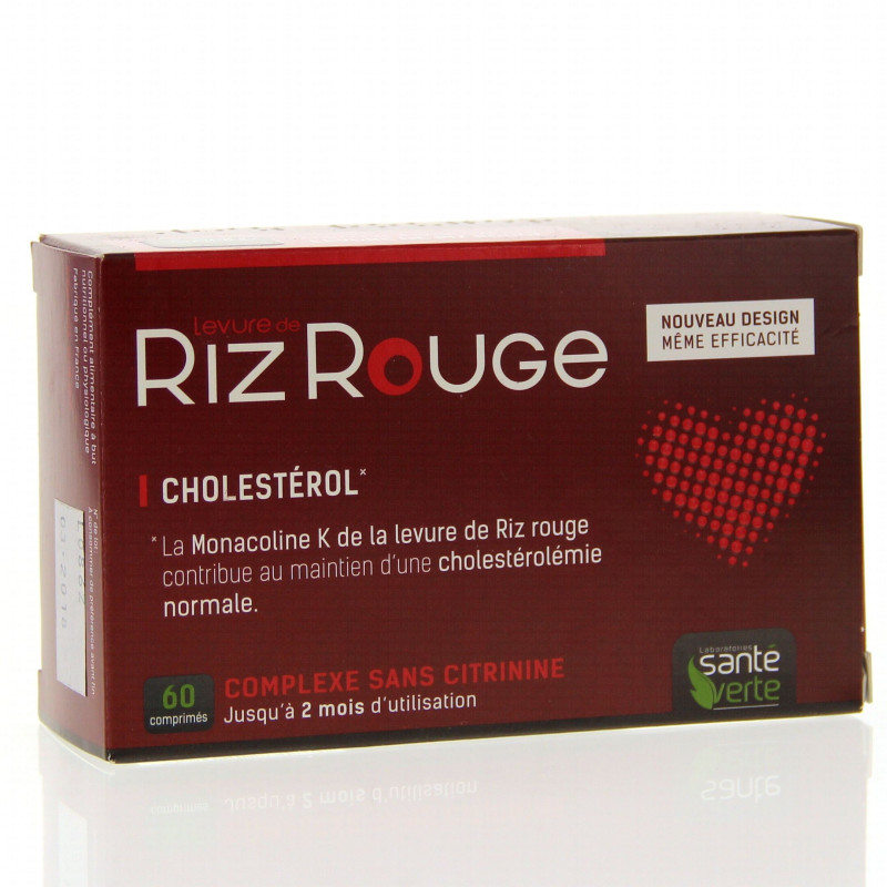 Santé Verte Levadura de Arróz Rojo 60 comprimidos