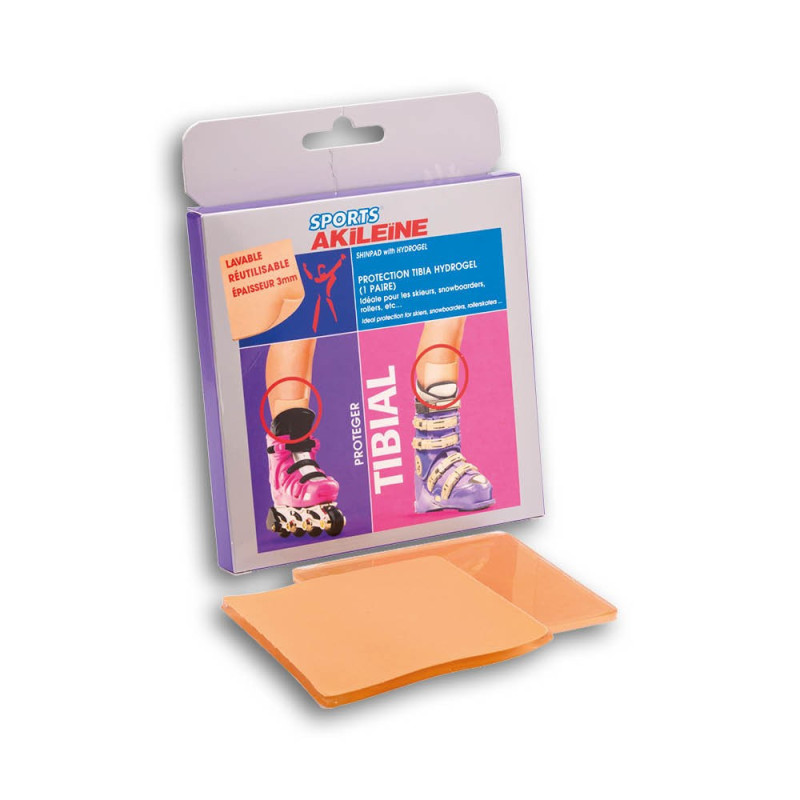 AkileïneSports Protección Tibial Hidrogel 1 Par