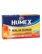 HUMEX DOLOR DE GARGANTA LIDOCAINA SABOR MENTA 24 PASTILLAS