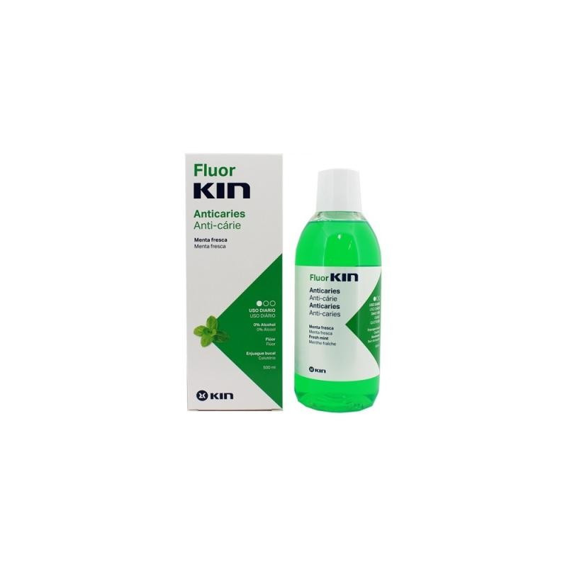 fluorkin enjuague bucal menta 500ml