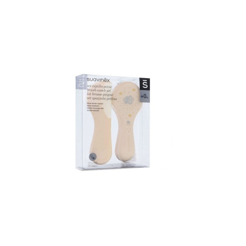 Suavinex Set Cepillo y Peine Rosa