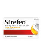 Strefen 8.75mg Pastillas para chupar sabor miel y limón 16ud