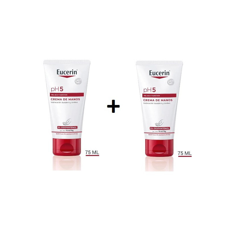 Eucerin Crema Protectora de Manos 75ml x2 unidades