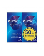 Durex Natural Plus Preservativos 12 ud Pack de 2