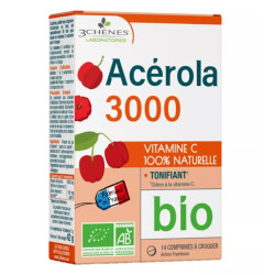 3CHENES ACEROLA 3000 14 COMPRIMIDOS SABOR FRAMBUESA