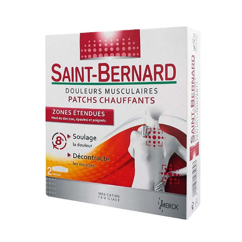 Saint Bernard Parches Dolores Musculares 2 parches