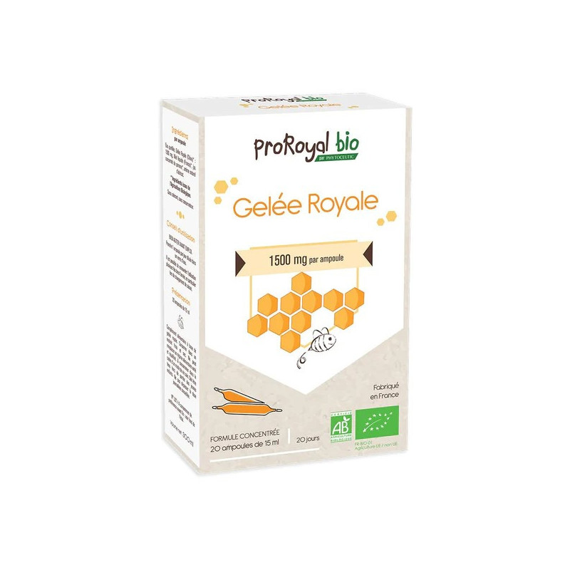 ProRoyal Bio Jalea Real 1500mg 20 ampollas