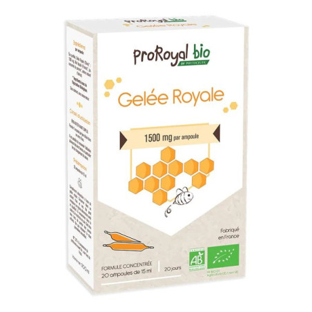 ProRoyal Bio Jalea Real 1500mg 20 ampollas