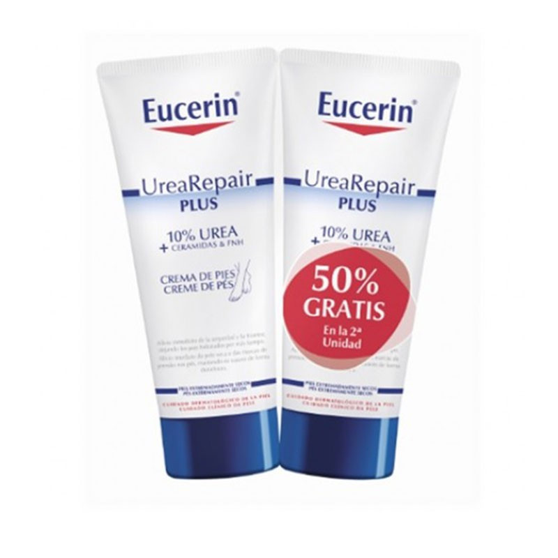 Eucerin Urea Repair Crema Reparadora de Pies 100ml Pack de 2 ud