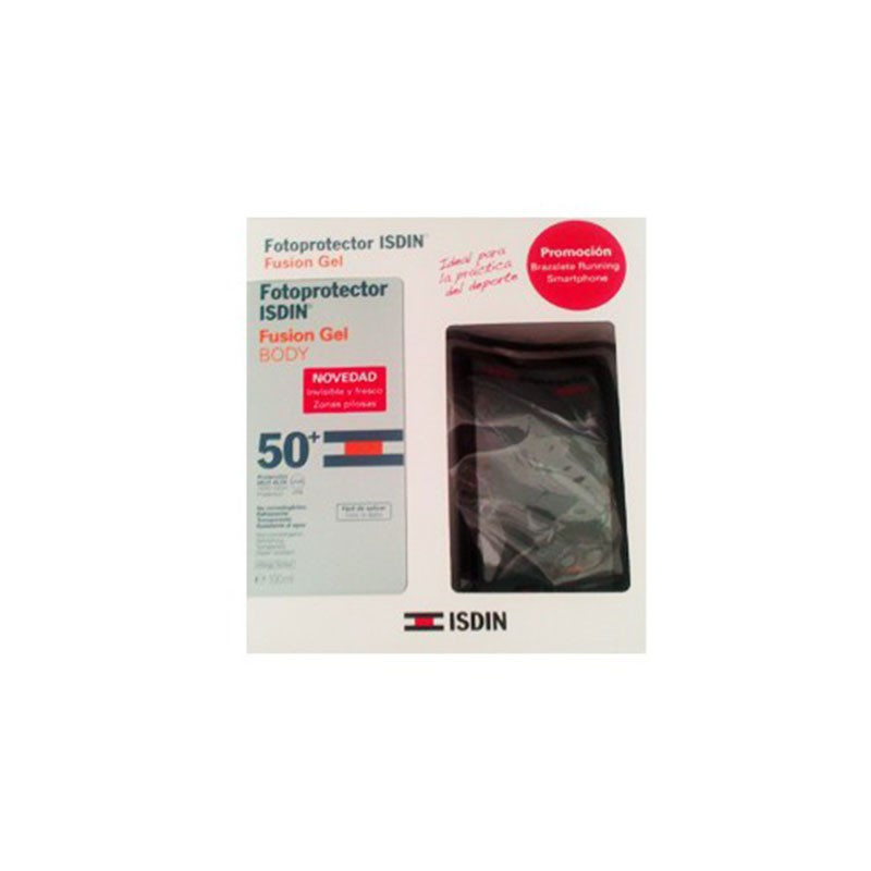 Isdin Fusion Gel Fotoprotector SPF50 + Brazalete running de regalo