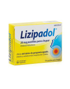 Lizipadol 20mg Alivio Dolor Garganta Agudo 18 comprimidos