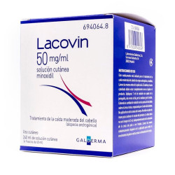 LACOVIN MINOXIDIL 50 MG/ML 4 FRASCOS X 60 ML