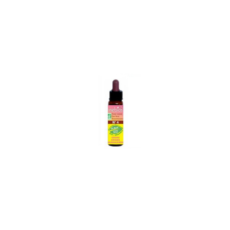 Flores de Bach Centaury 10ml Inebios CENTAURY N ° 4