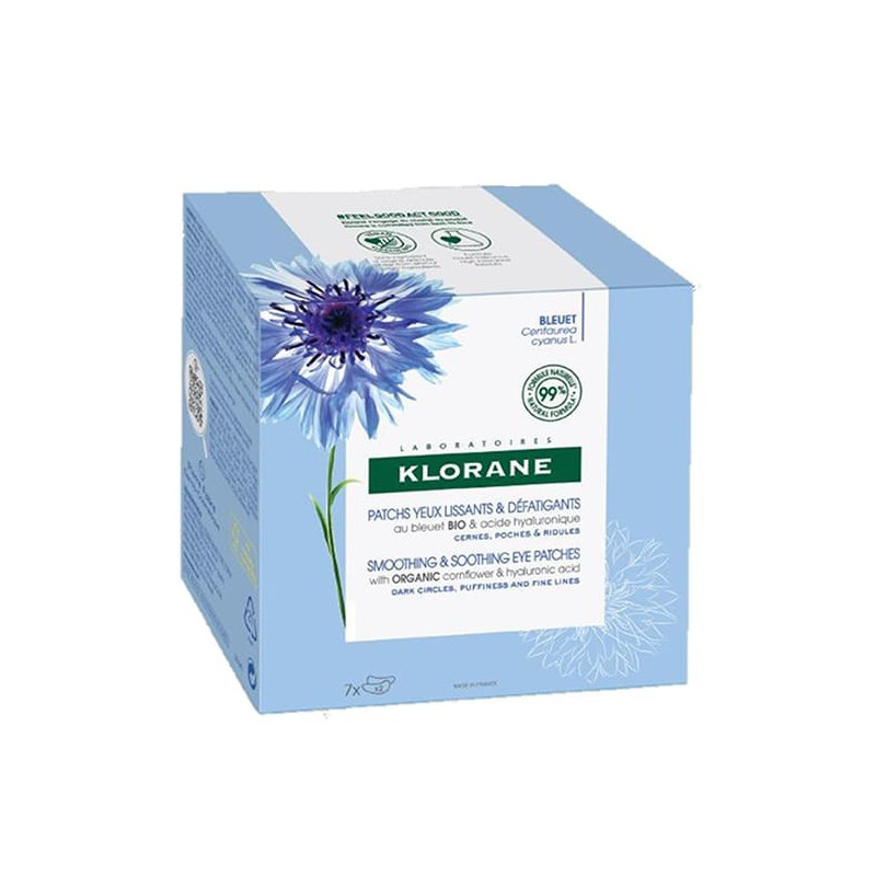 KLORANE PARCHES ANTIFATIGA ALISADORES CONTORNO DE OJOS 14 PARCHES