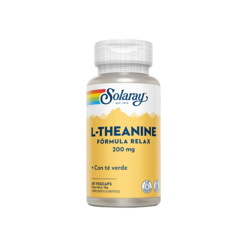 SOLARAY L-THEANINA 200MG 45 CÁPSULAS