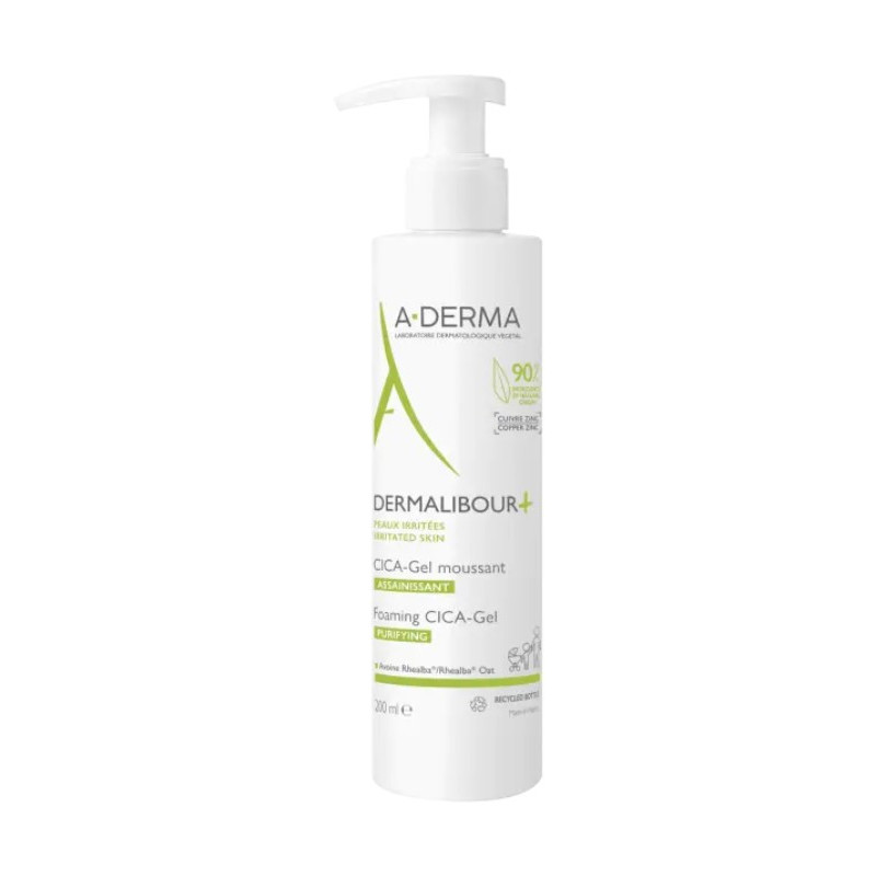 A-DERMA DERMALIBOUR+ CICA-GEL MOUSSANT 200ML