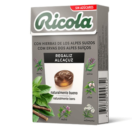 RICOLA CARAMELOS REGALIZ 50 GR