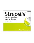 STREPSILS  LIMON SIN AZUCAR 24 PASTILLAS
