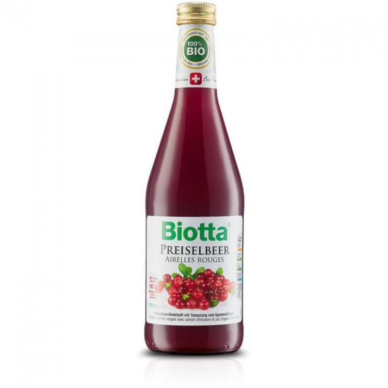 Biotta Zumo de Arándanos Rojos BIO 500 ml