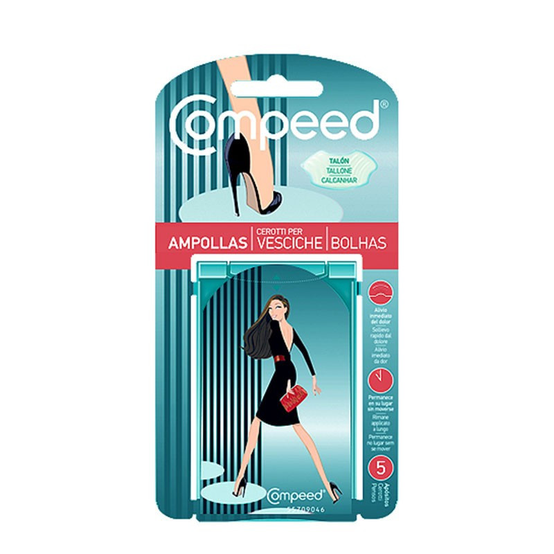 Compeed ampollas talón 5 apósitos