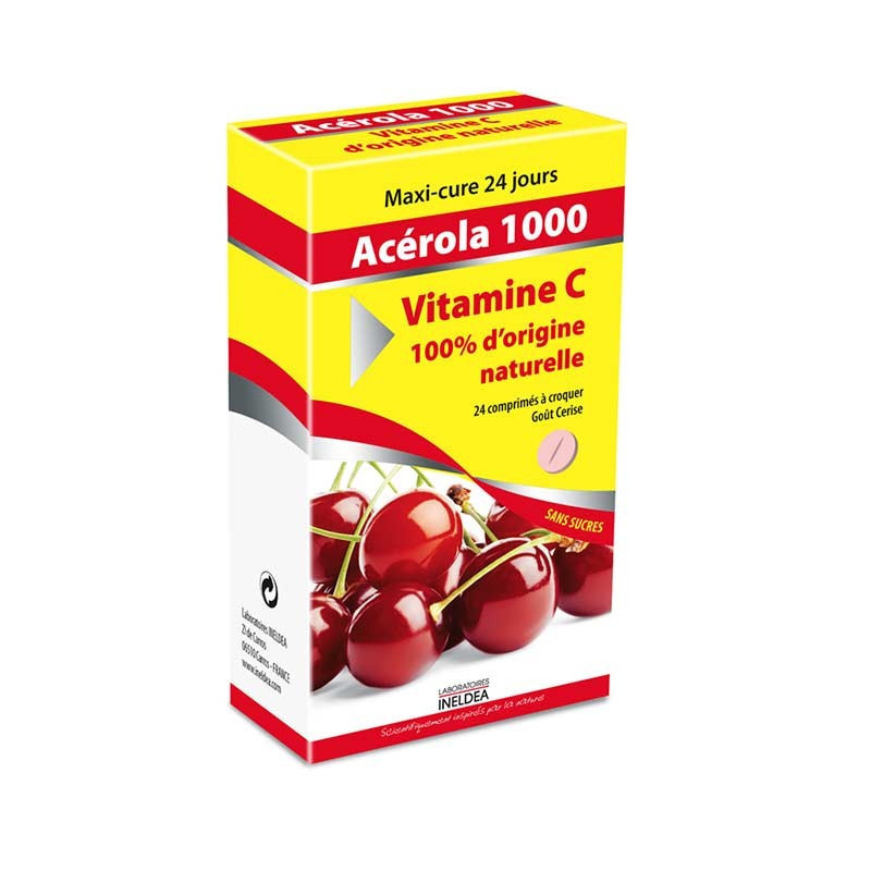 INELDEA ACEROLA 1000MG 24 COMPRIMIDOS
