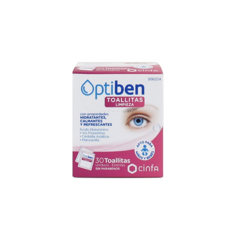 OPTIBEN 30 TOALLITAS UNIDOSIS