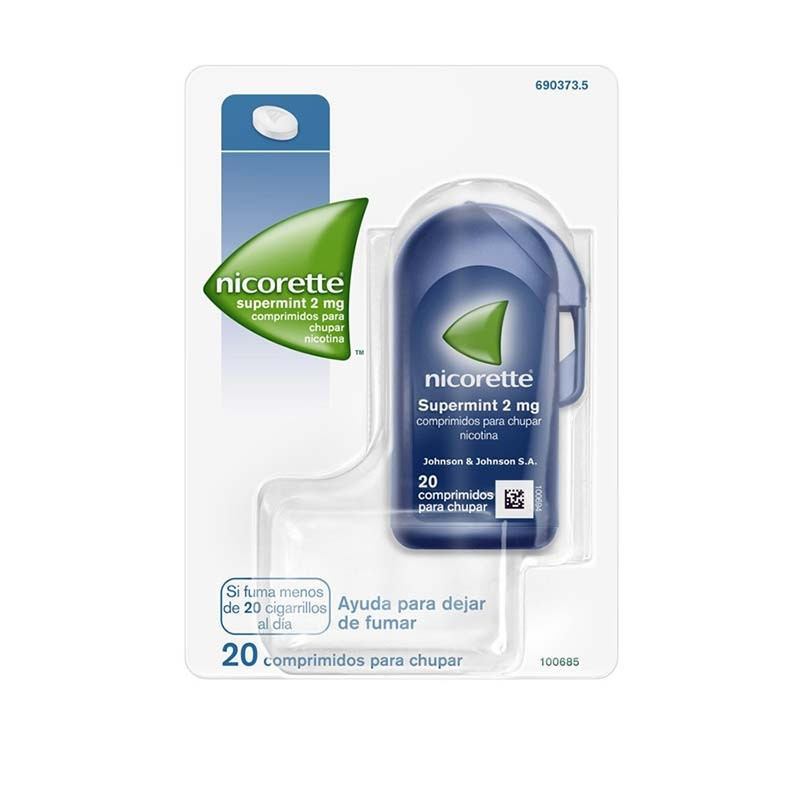 Nicorette Supermint 2mg 20 comprimidos