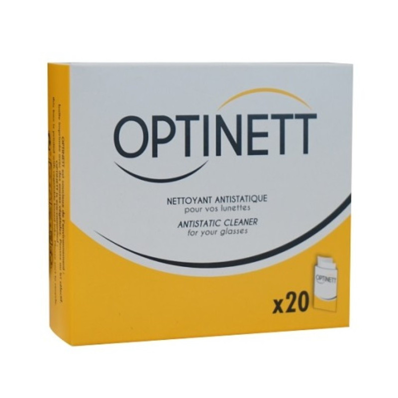 OPTINETT TOALLITAS LIMPIAGAFAS 20 TOALLITAS