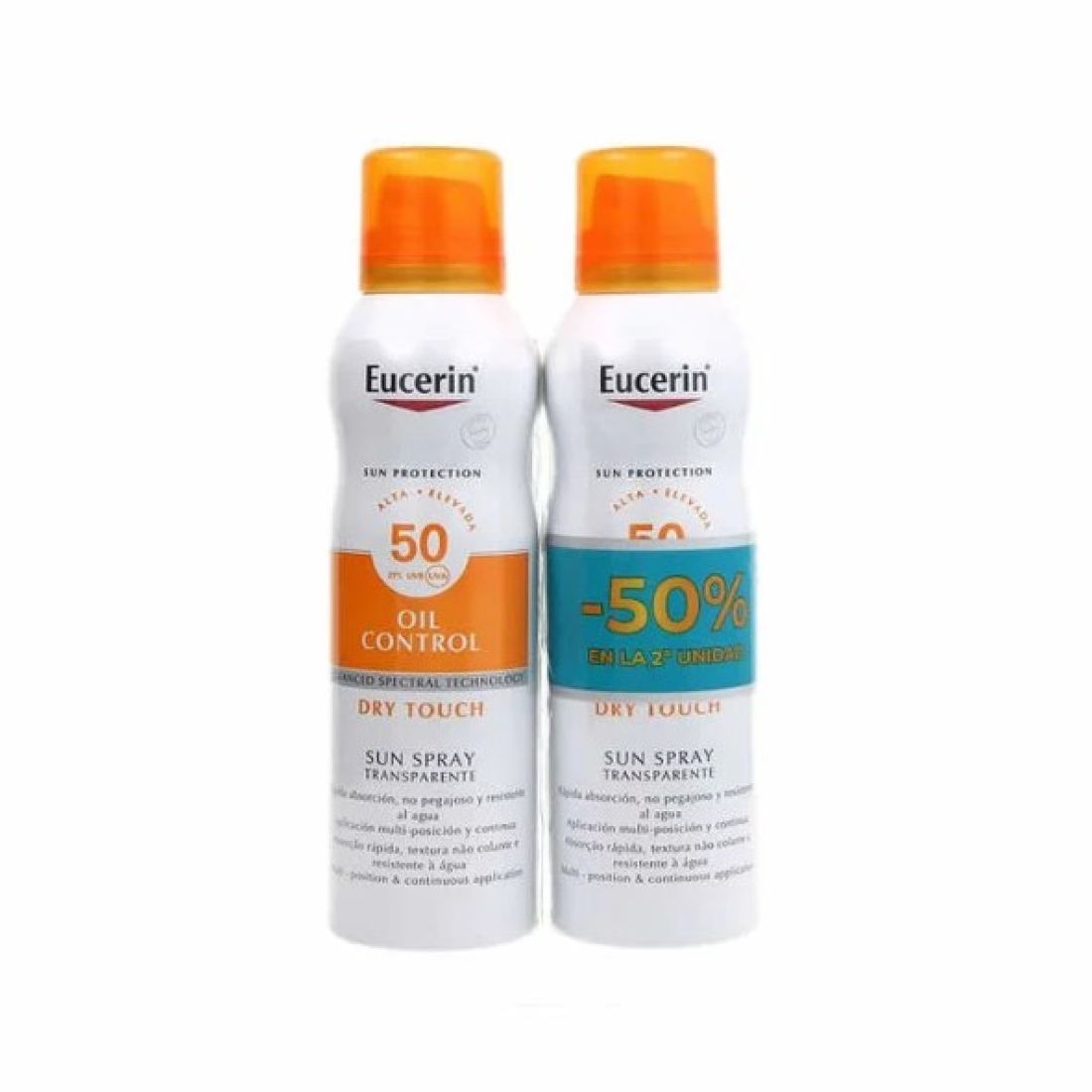 EUCERIN OIL CONTROL SUN SPRAY DRY TOUCH 2X200ML