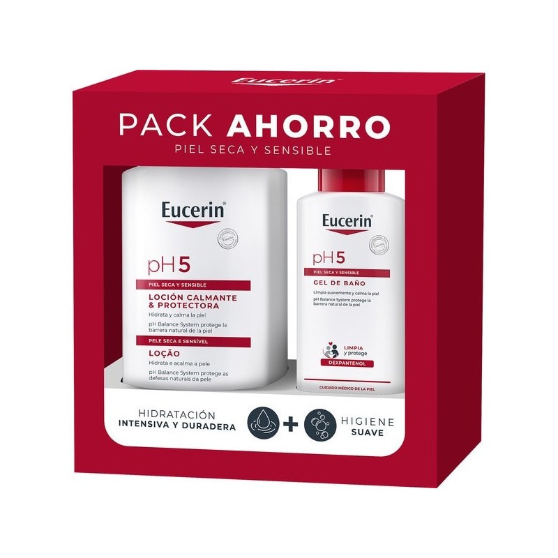 Eucerin PH5 Loción Hidratante 1l + 200ml de gel de regalo