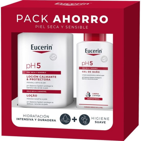 Eucerin PH5 Loción Hidratante 1l + 200ml de gel de regalo