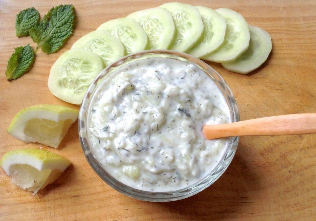 Ingredientes salsa de yogur y pepino Ingredientes salsa de yogur y pepino