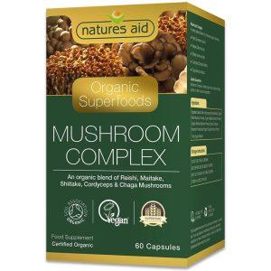 Natures Aid Mushroom Complex 60 cápsulas