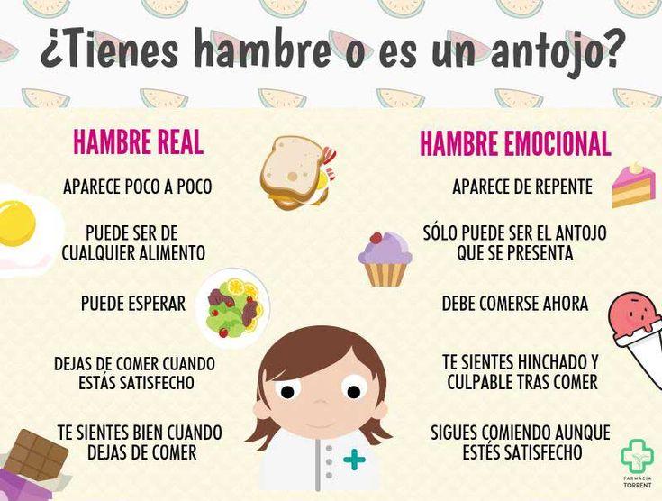 diferencias entre hambre y antojos