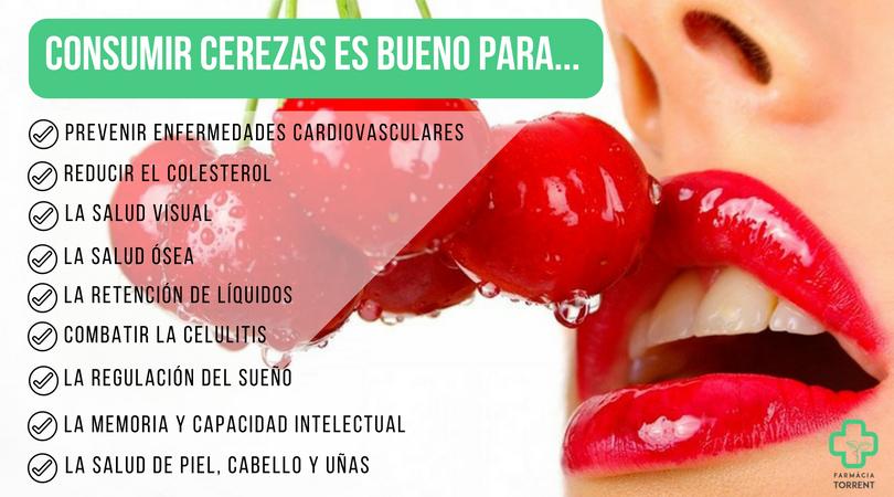 cerezas beneficios