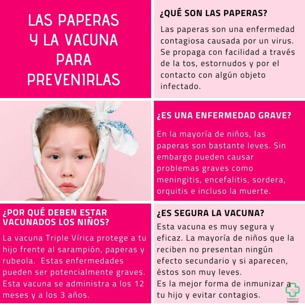 ¿Cuándo deja de ser contagiosa la papera?